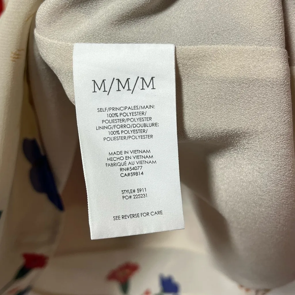 Cabi Victoria Floral Cami Camisole Lined Adjustable Straps 5911 size medium - Image 5