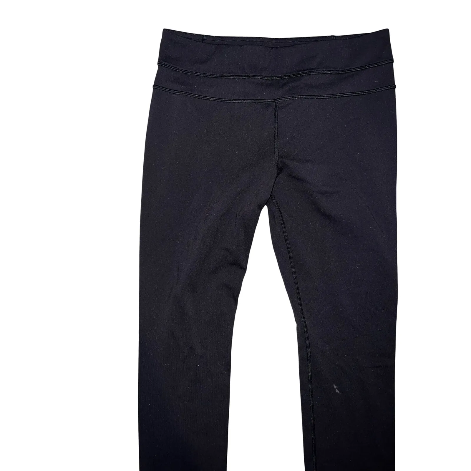 Lululemon Groove Pant Straight 32" Black Size 8 Yoga Workout Travel Gym GUC - Image 4