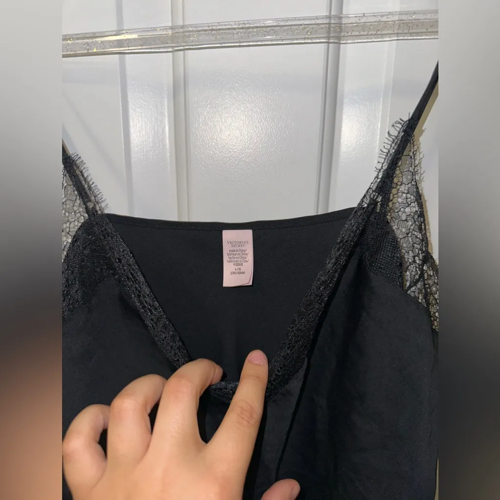 Vintage Victoria Secret Lace Slip Dress Large - Image 3