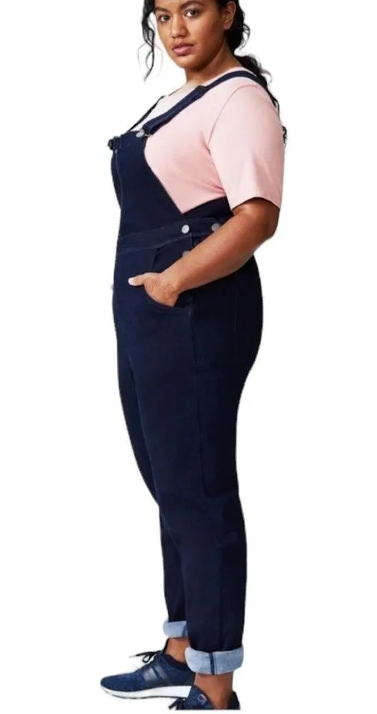 Universal Standard Olivia Denim Overalls In Dark Indigo Size XS / US Large - Image 10