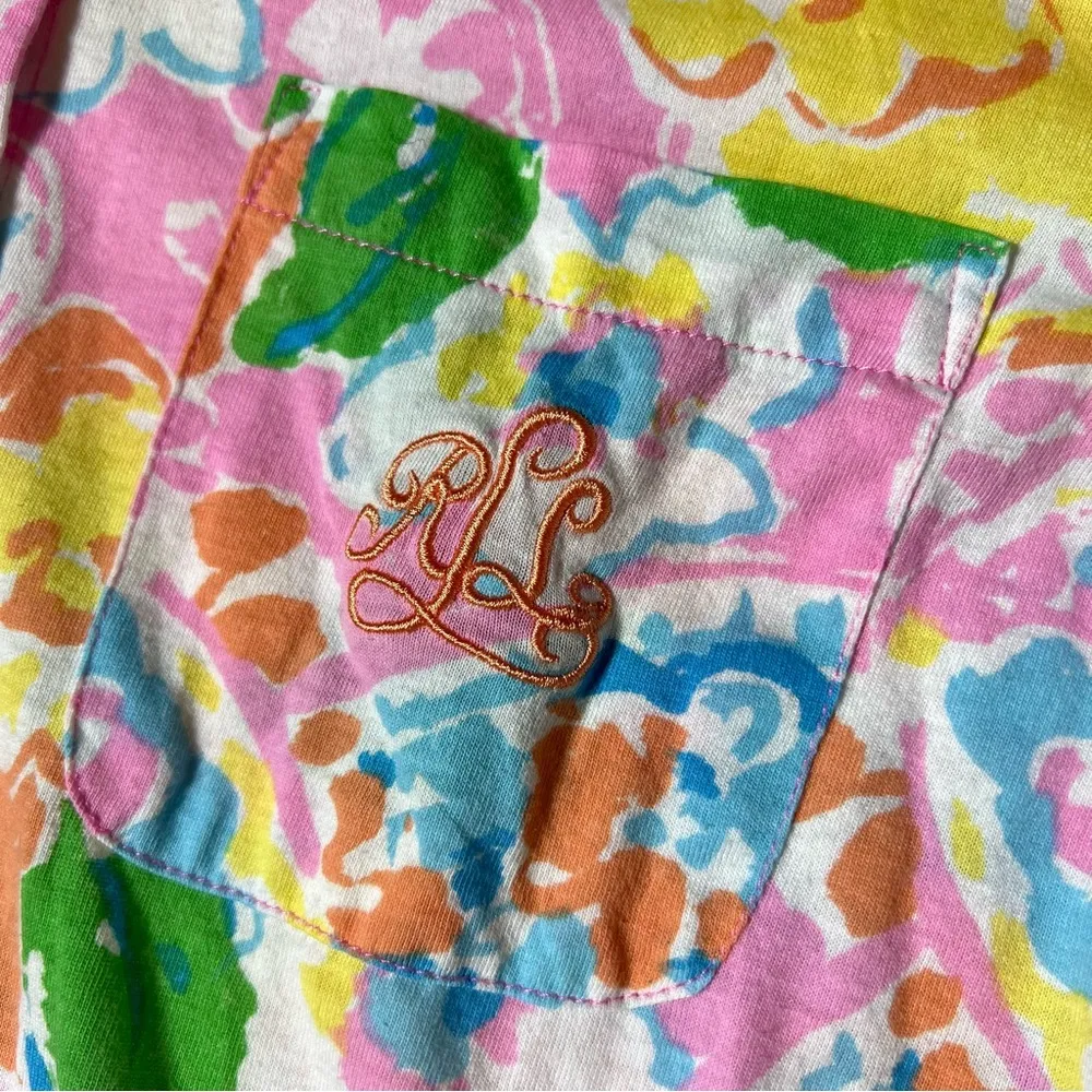 Lauren Ralph Lauren Multicolor Floral Pajama Shirt Dress - Image 4