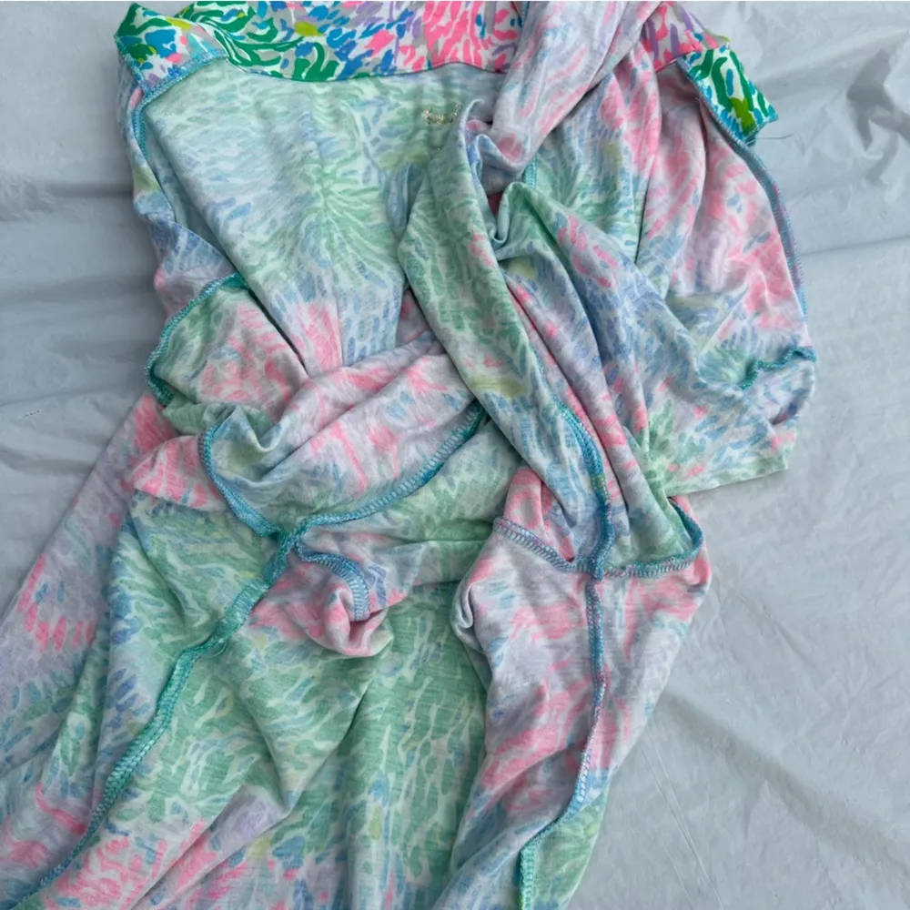 PJ Sleepwear Knit Button Up Top Multicolor Stargazer Size xLarge - Image 12