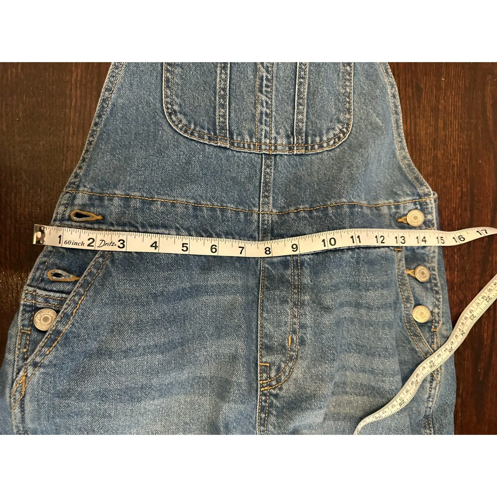 Old Navy Denim Overalls Size 00 - Image 6