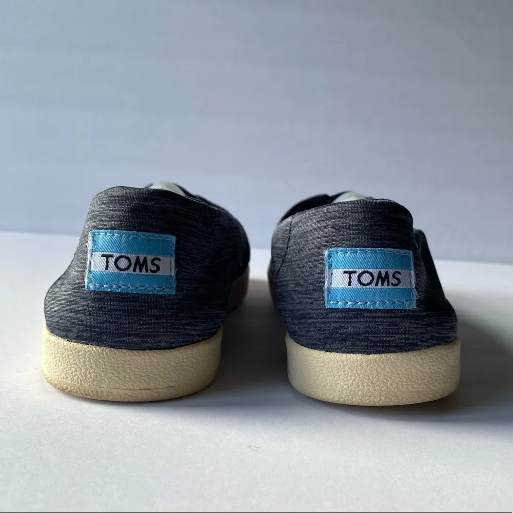 Toms Canvas Slip on Sz 6.5 Blue Shoes - Image 5
