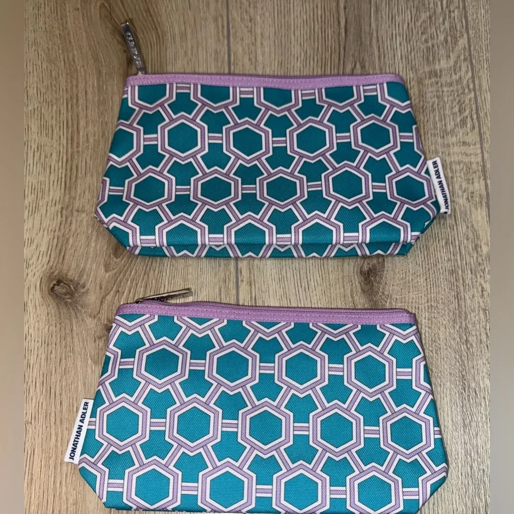 Jonathan Adler Clinique Geometric Patterned Cosmetic Bag makeup bag - Image 2