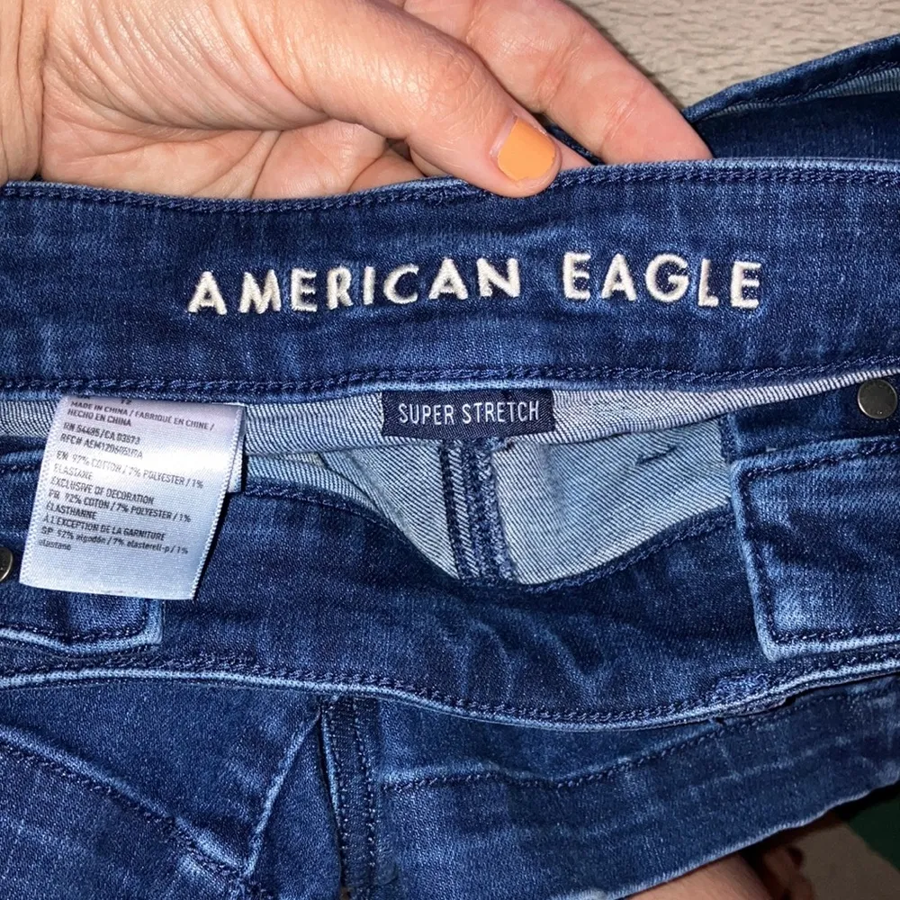 American Eagle Super Stretch Hi-Rise Shortie, Size 8 - Image 5