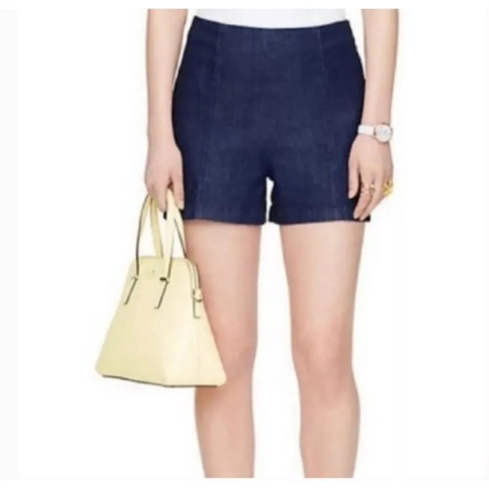 Kate Spade Broome Street | Size 0 | High Rise Cuffed Black Shorts - Image 5