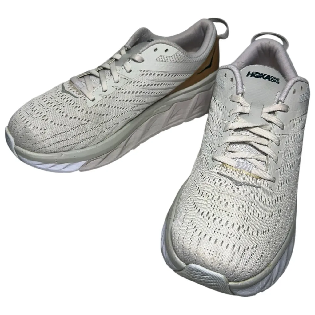 Hoka One Womens Size 10.5 Nimbus Cloud Lunar Rock Arahi 4 Running Shoes Sneakers - Image 2