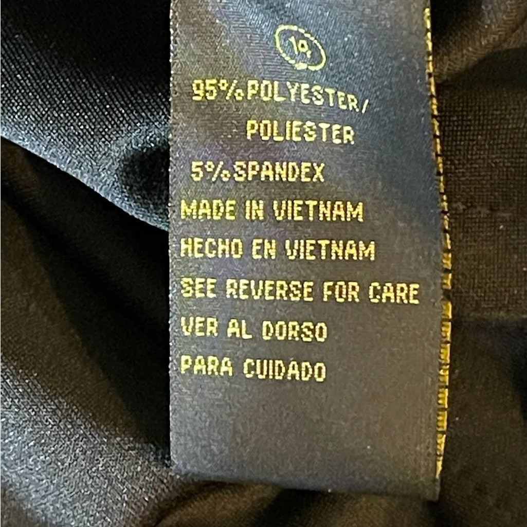 Shelby Nites Women’s Black Cocktail Sheath Dress Ruffle Hem Size 14 NWT - Image 11