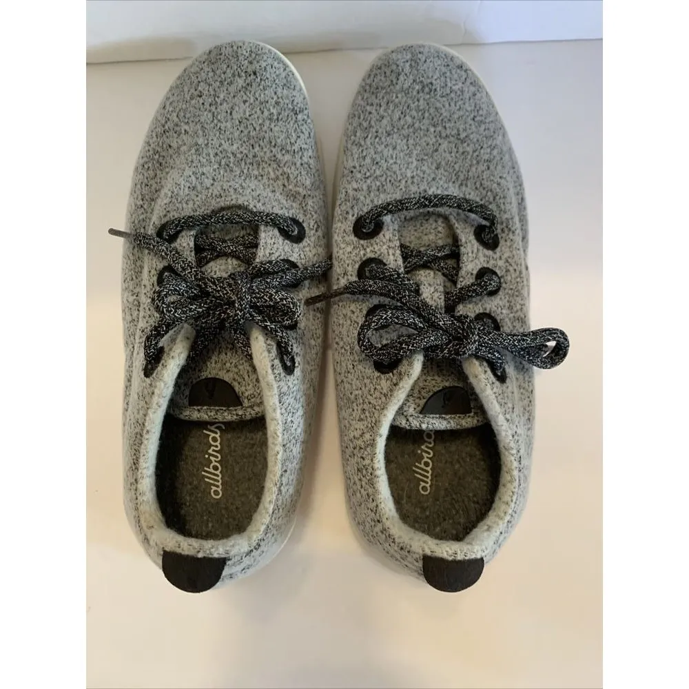 ALLBIRDS Wool Runners Mizzles lightweight gray athletic shoes sneakers 8 RARE - Image 5