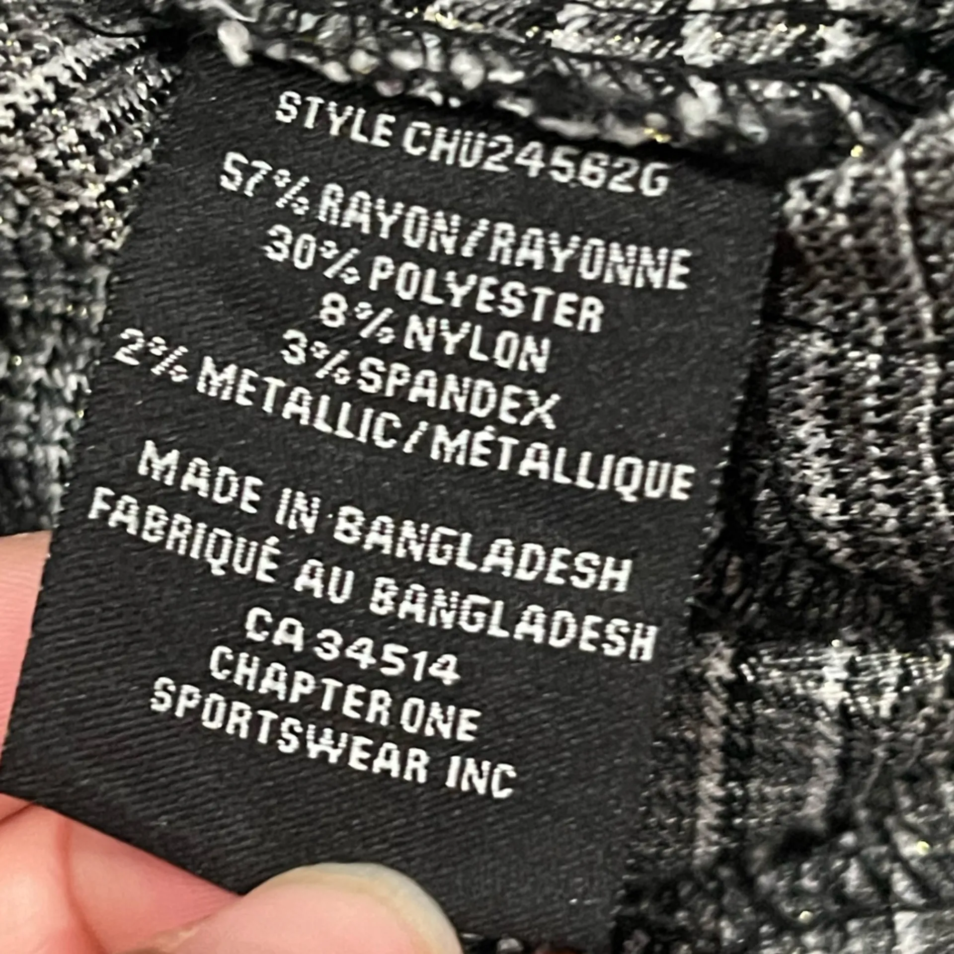 Jules & Leopold Monochrome Striped Fabric - Image 9