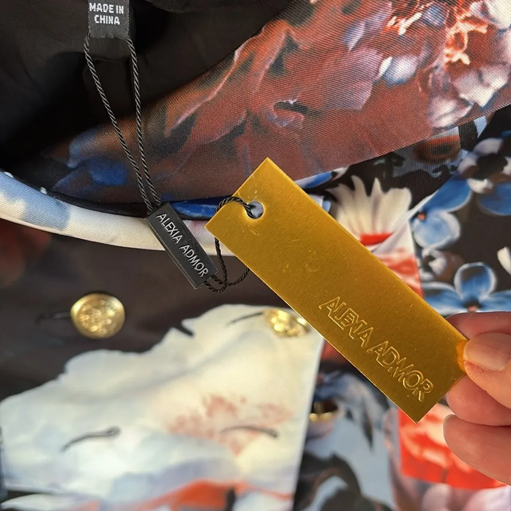 NWT Alexia Admor Karinna Off Shoulder Jacket Top Size 14 Retail $229.00 - Image 5