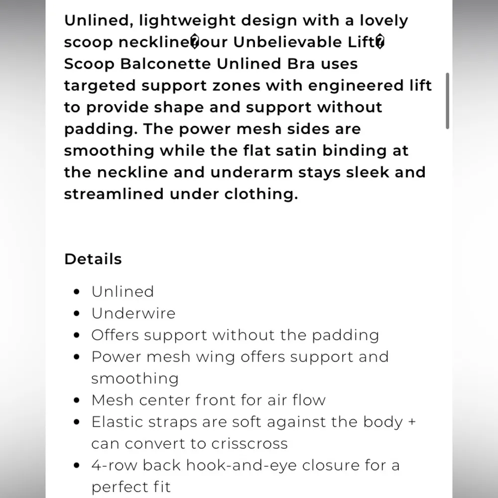 Soma Nude Unbelievable Lift Scoop Balconette Underwire Unlined Bra 40DDD 40F Tan Size undefined - Image 6