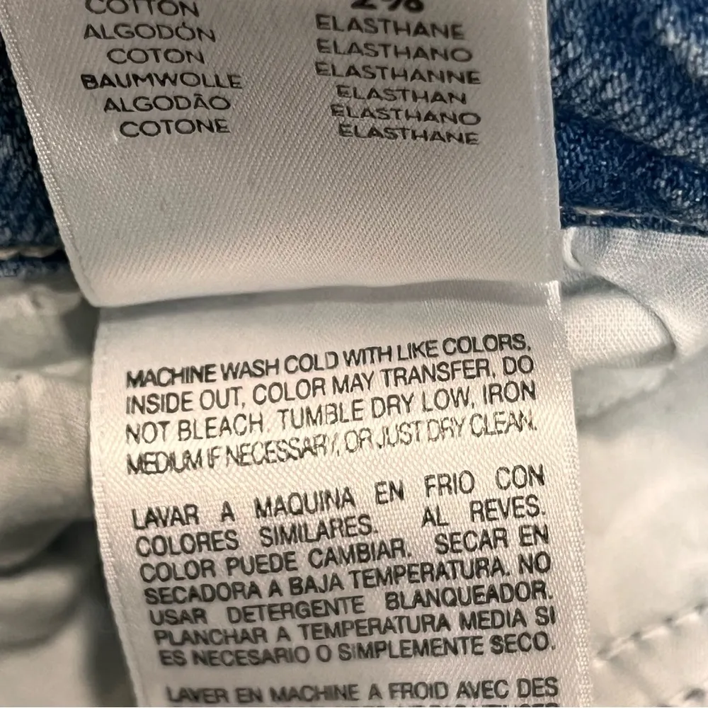 Mother Superior The Tomcat Distressed Straight Leg Jeans In The Confession 26 Blue - Image 14