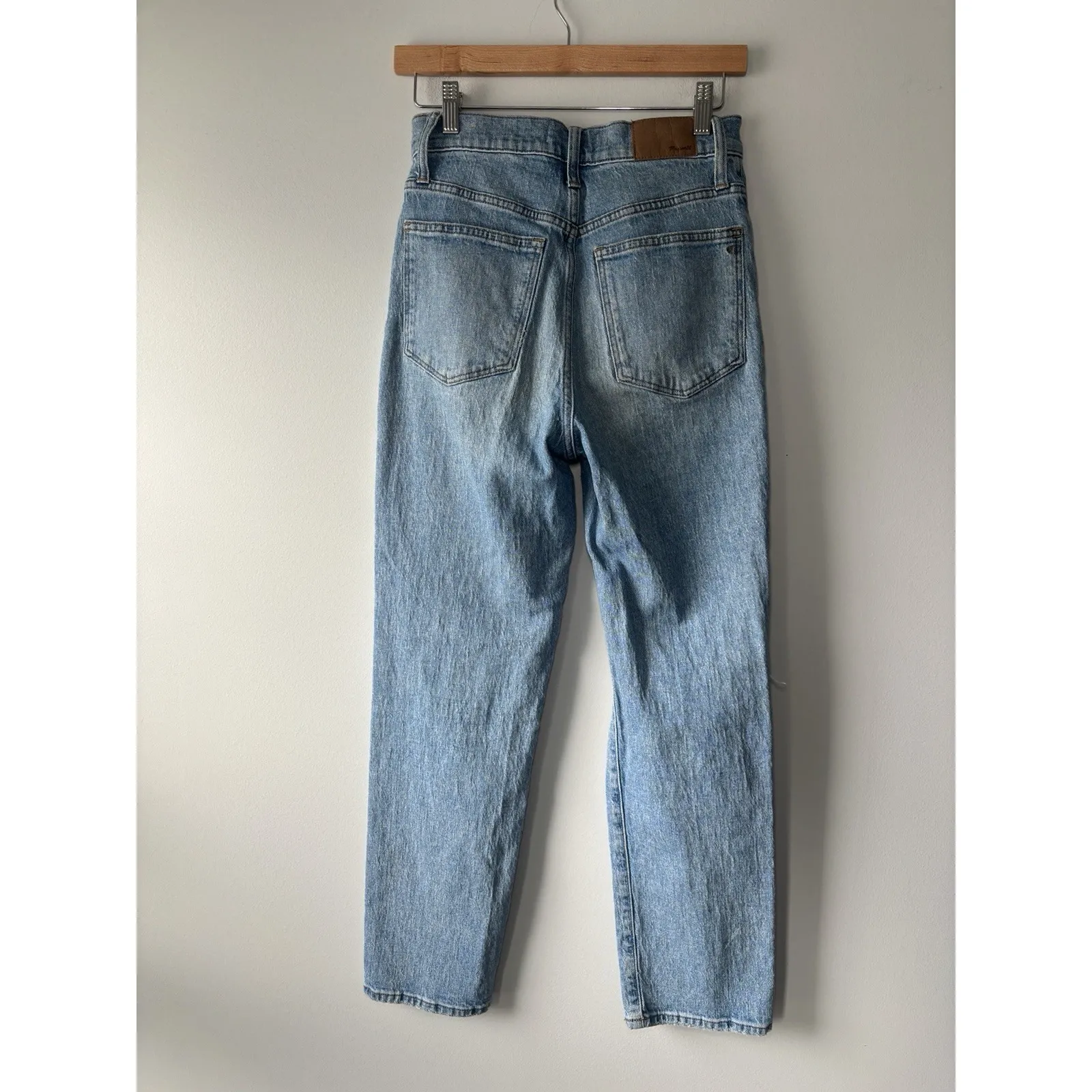 Madewell The Perfect Vintage Straight Jean in Reinhart Wash Size 26 Distressed - Image 7