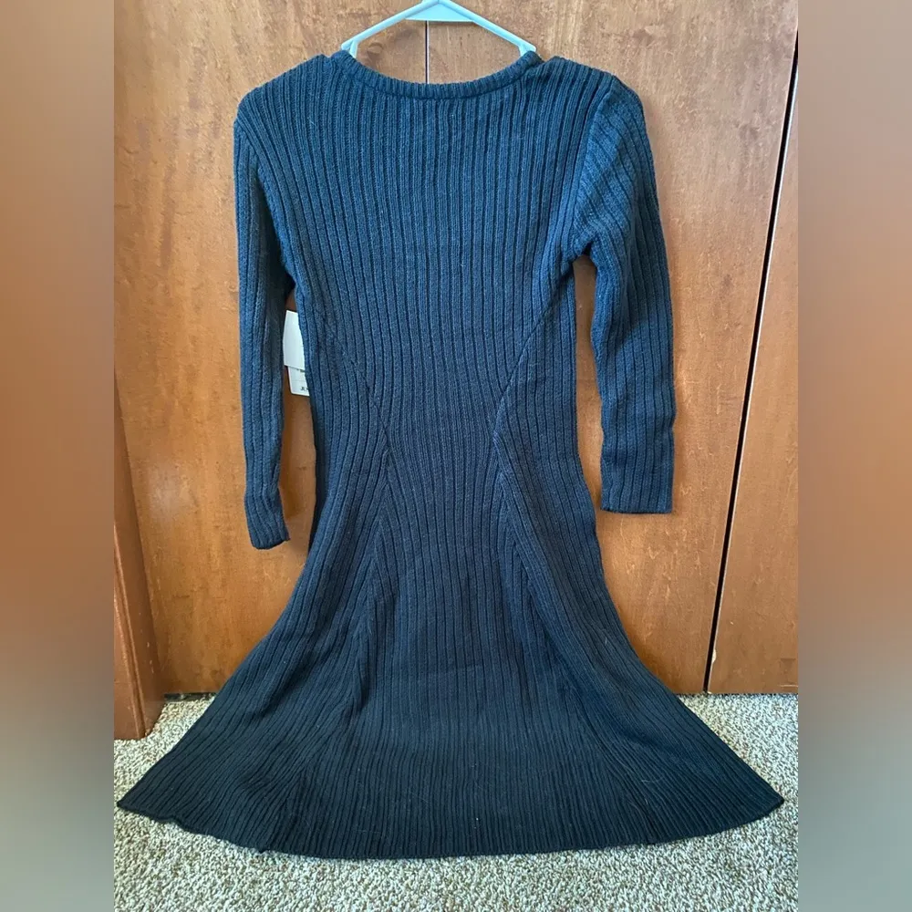 NWT JustFab Black Sweater Dress - Image 2