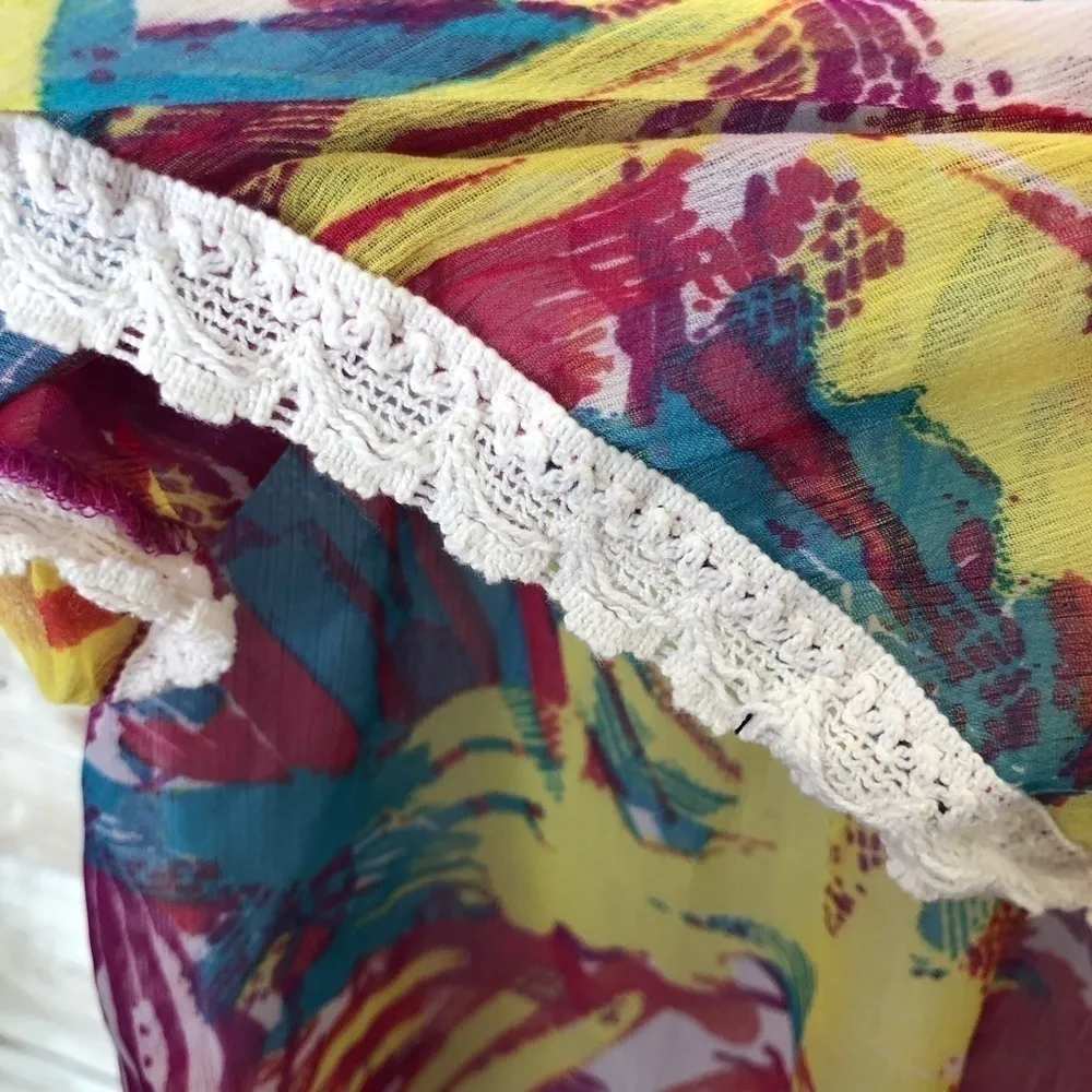 Multi colored halter blouse XL - Image 8