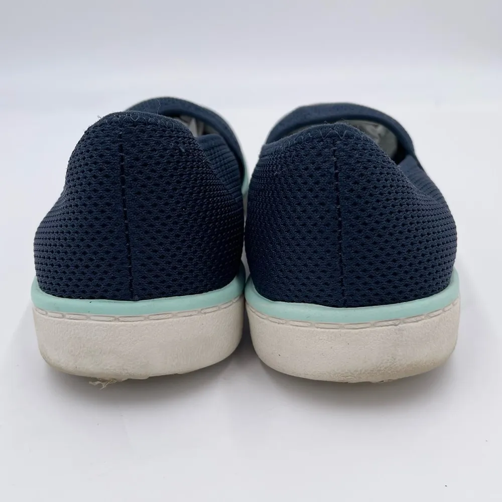 Dr. Scholl's Weaver Memory Foam Cool Fit Blue Knit Slip On Shoes Women's Size 9 - Image 8