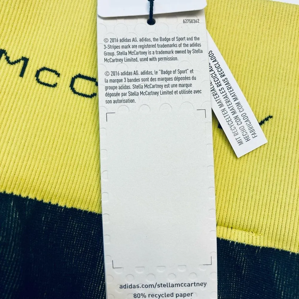 Adidas X Stella McCartney TrueStrength Seamless Short Tights Women's Medium Black - Image 3