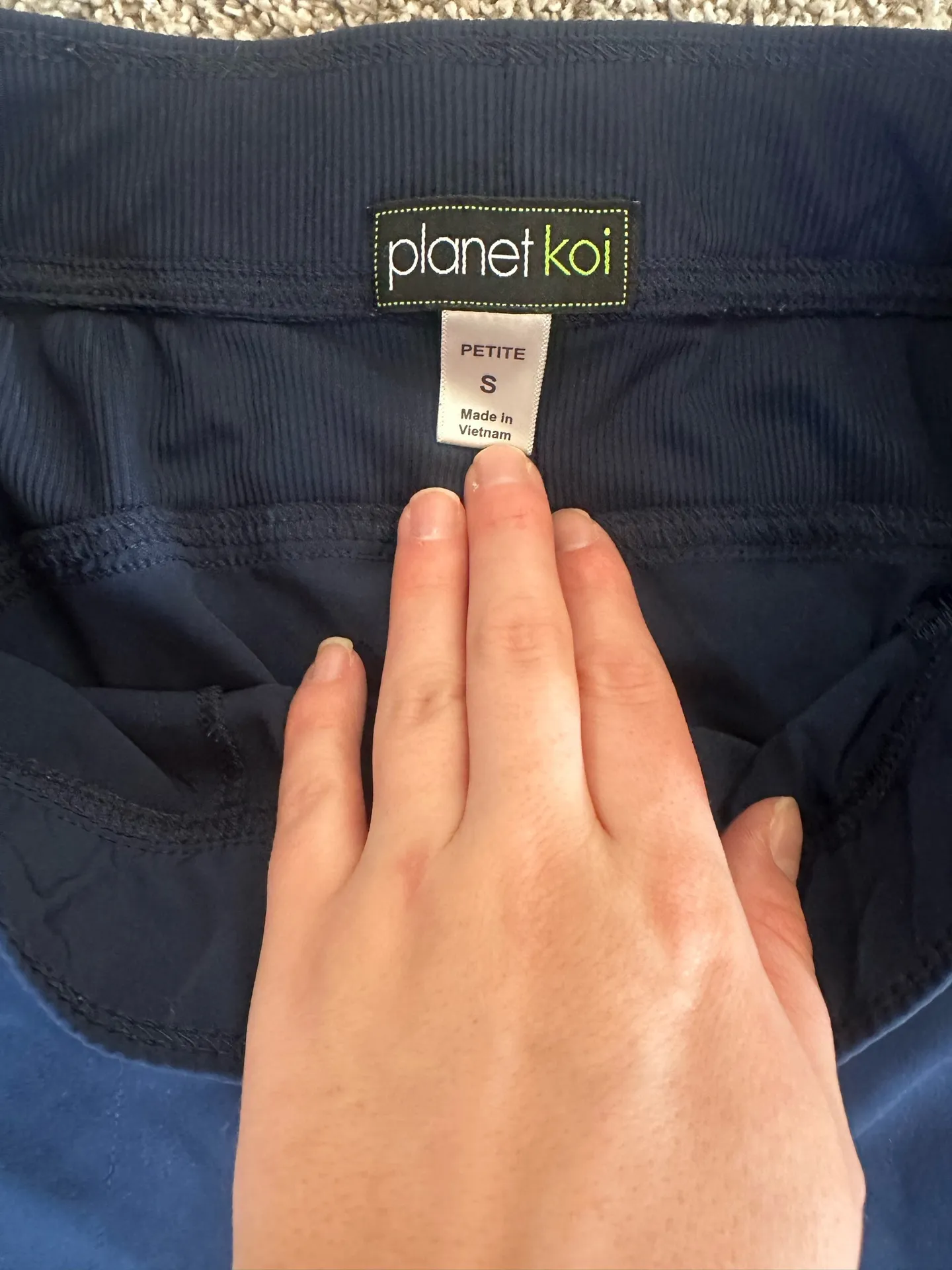 Scrub pants koi Blue Size XS - Image 2