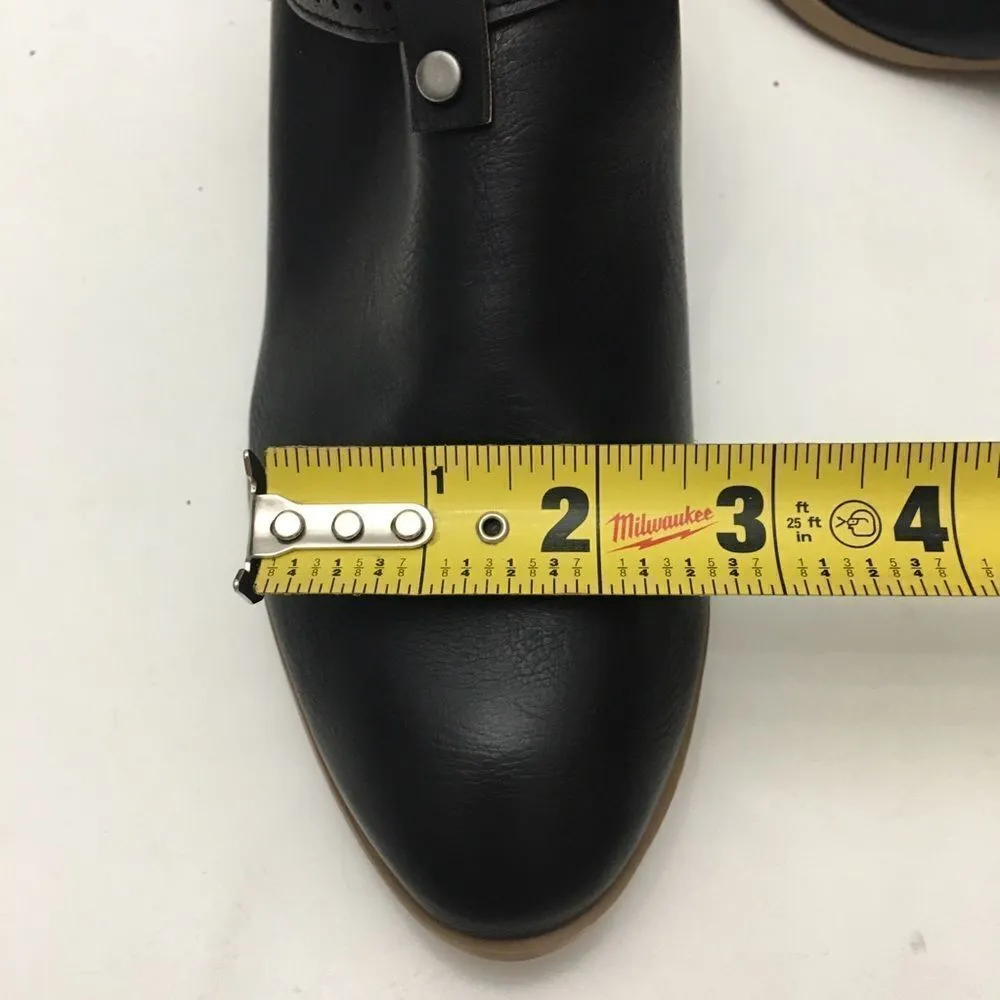 Qupid Black Pointed Toe Cut-out Ankle Booties - Image 10