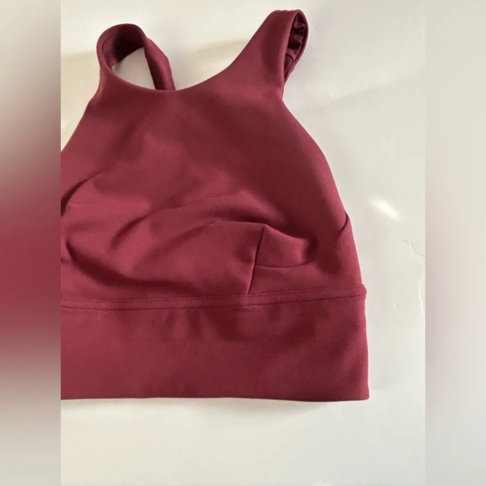 Wunder Train Longline Bra *Medium Support, C/D Cup Mulled Wine Sz 2 - Image 9