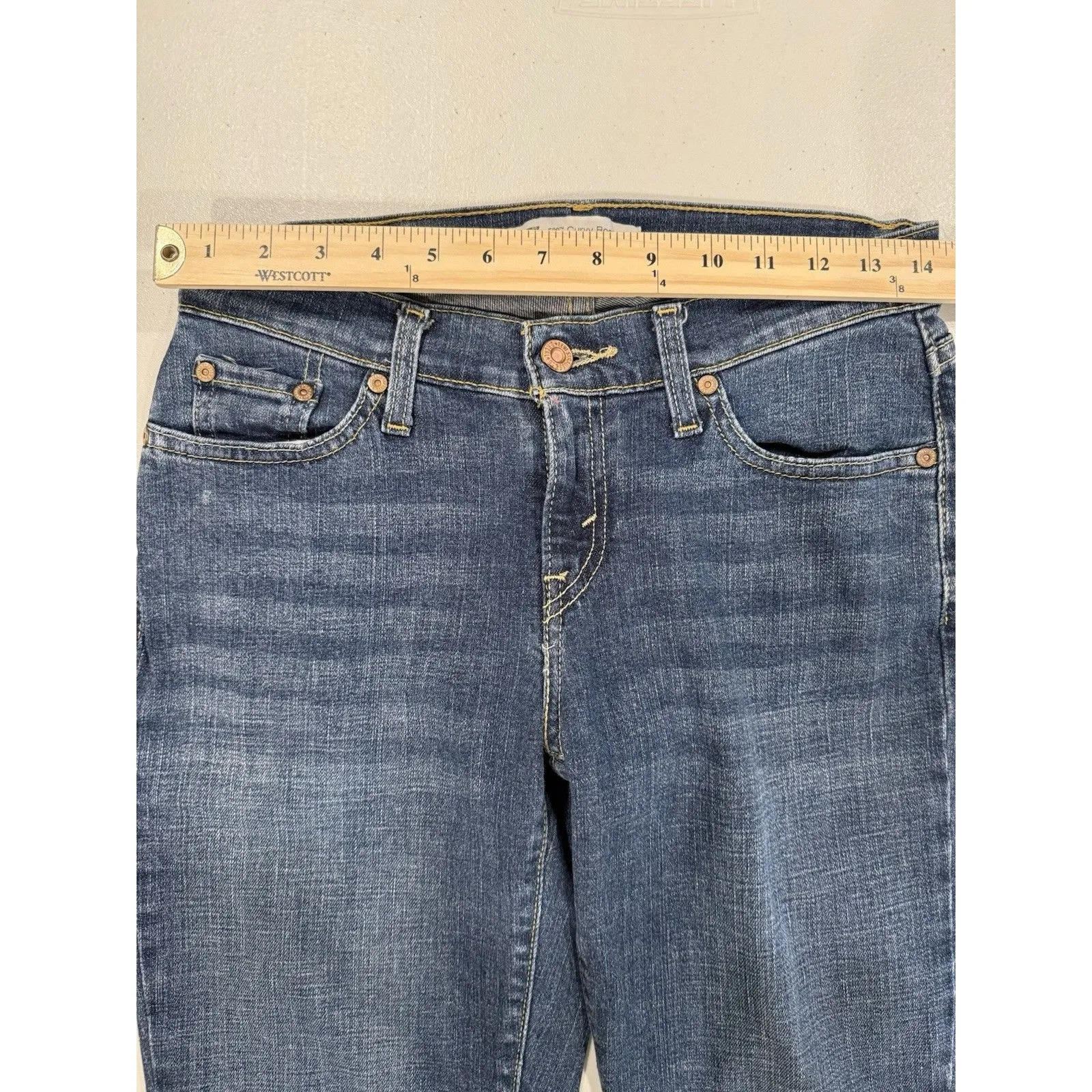 Levis 529 Curvy Boot Cut Jeans Womens 29" Low Rise Y2K Western Cotton Stretch - Image 4