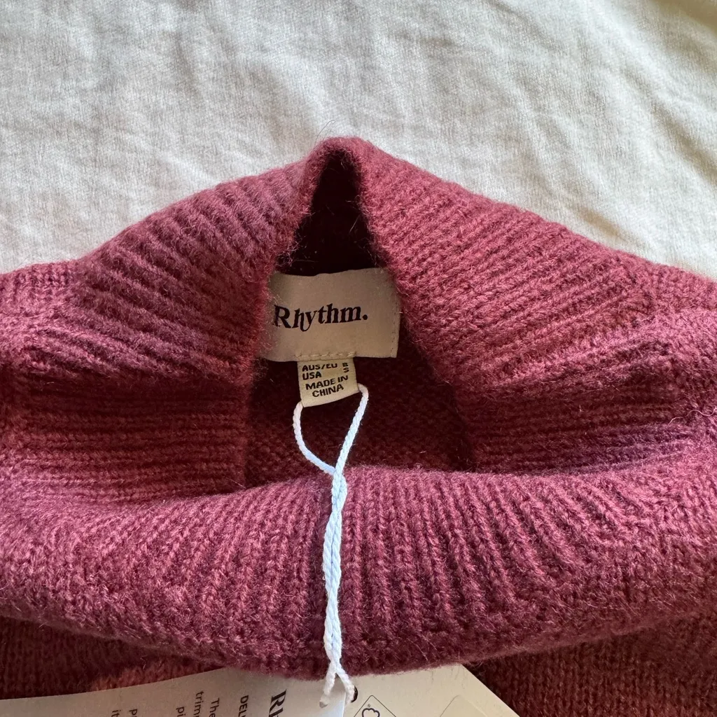 Rhythm Juliet Floral Jumper Sweater Red - Image 4