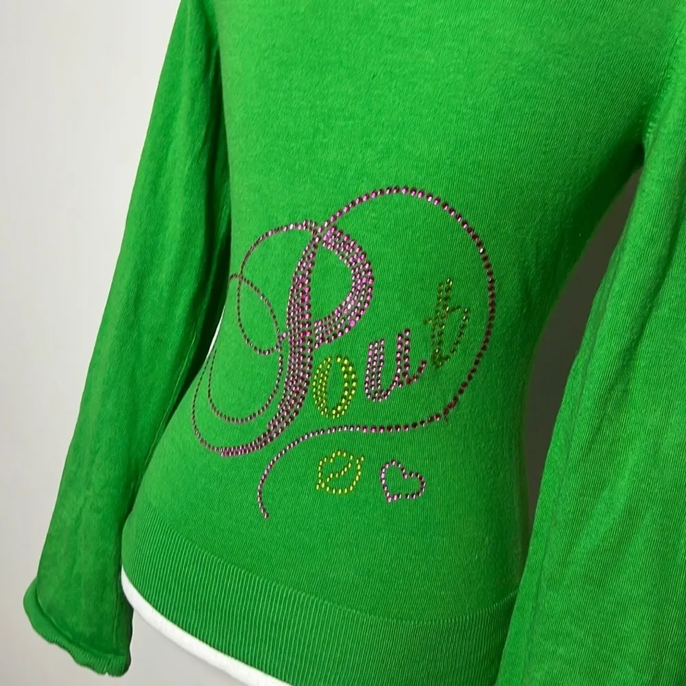 Victoria’s Secret Pout Rhinestone Hoodie - Image 4