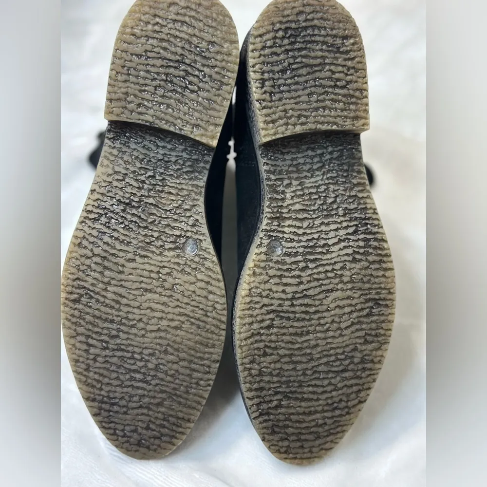 Anthropologie Liendo Suede Ankle Boots with Cozy faur. black size 7 - Image 10