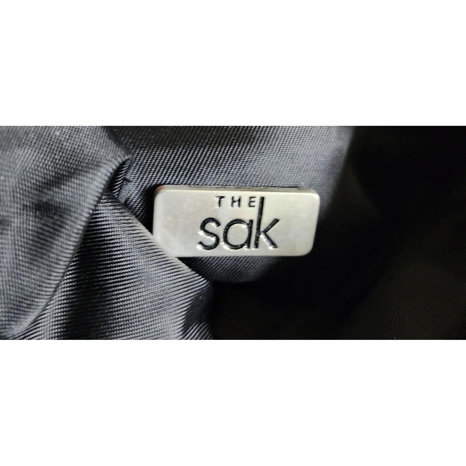 The‎ Sak Black Crochet Crossbody Bag Small Purse Woven Casual - Image 4