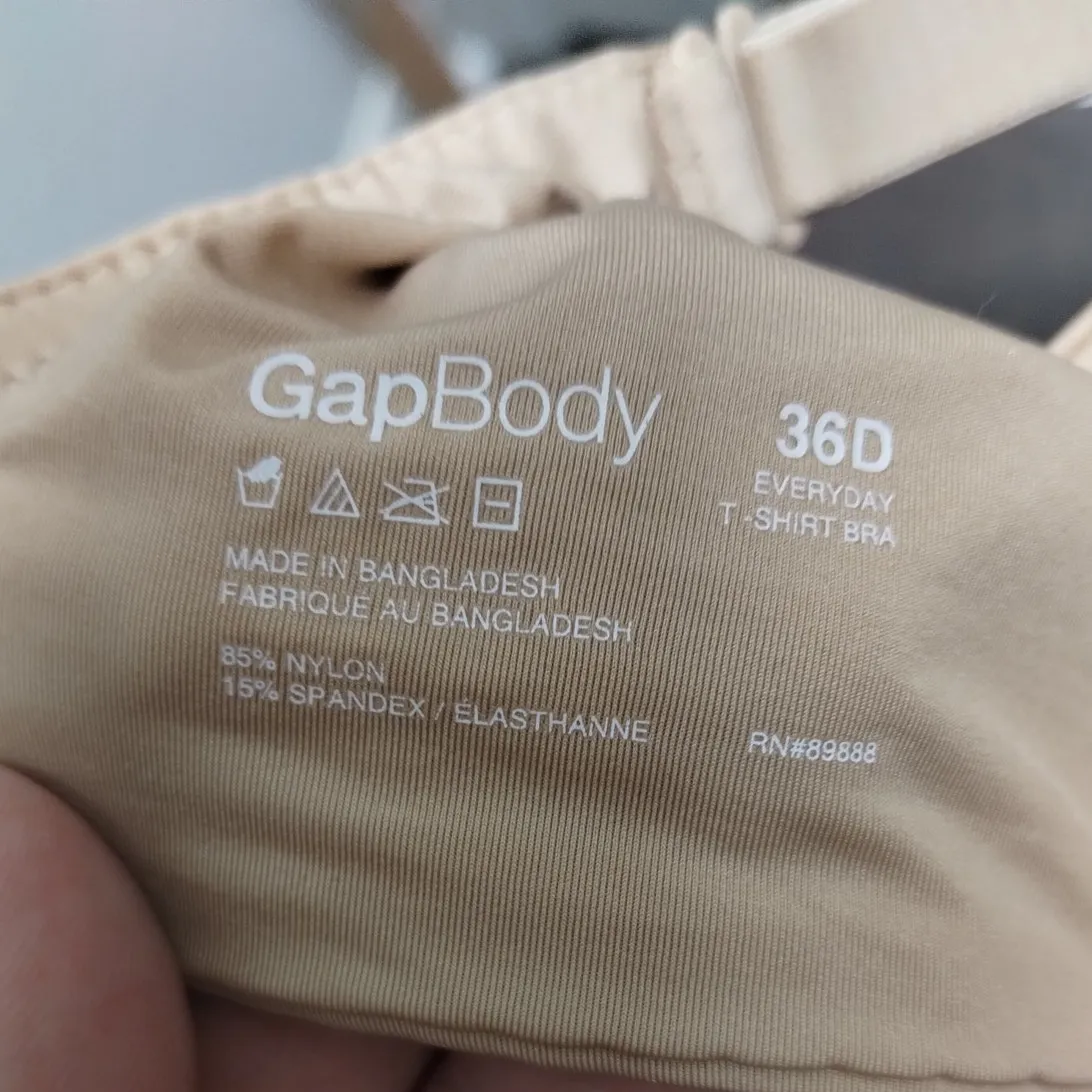 Gap Body NWT Size 36D (XL) Beige Everyday Multiway Underwire Padded Bra - Image 4