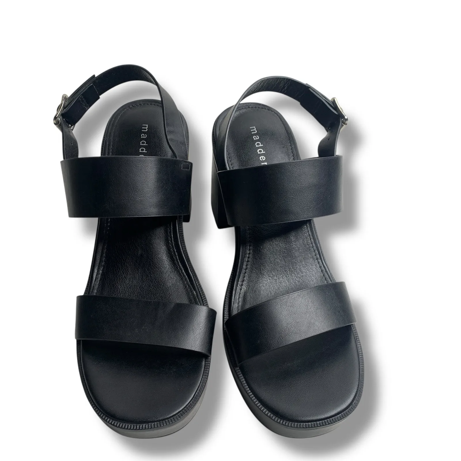 Madden Girl Shoes Toola Platform City Sandals Heels Chunky Strappy Y2K Size 8.5 - Image 9