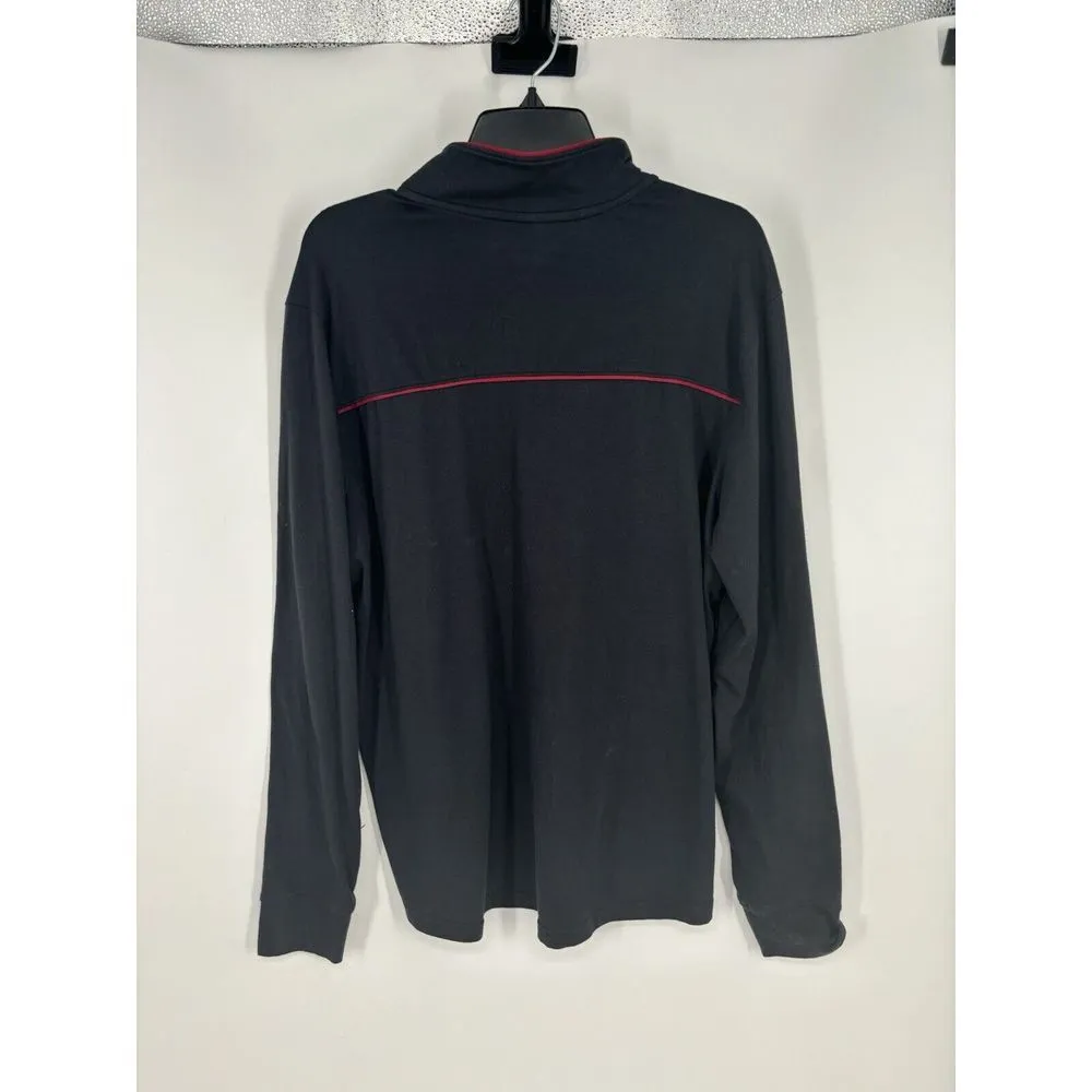 Boston College Eagles Under Armour Quarter 1/4 Zip Sweatshirt Loose Womens Large - Image 2