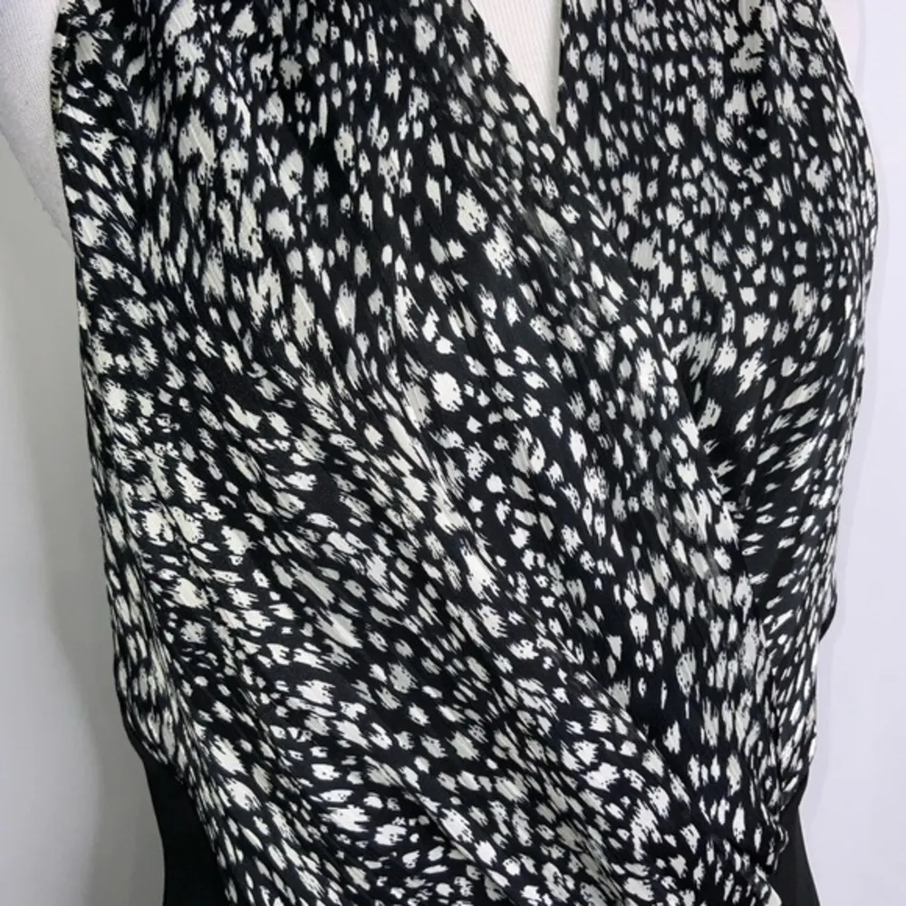 Cut25 Yigal Azrouel Black & White Sleeveless Razorback Mini Prom Event Dress 8 - Image 5