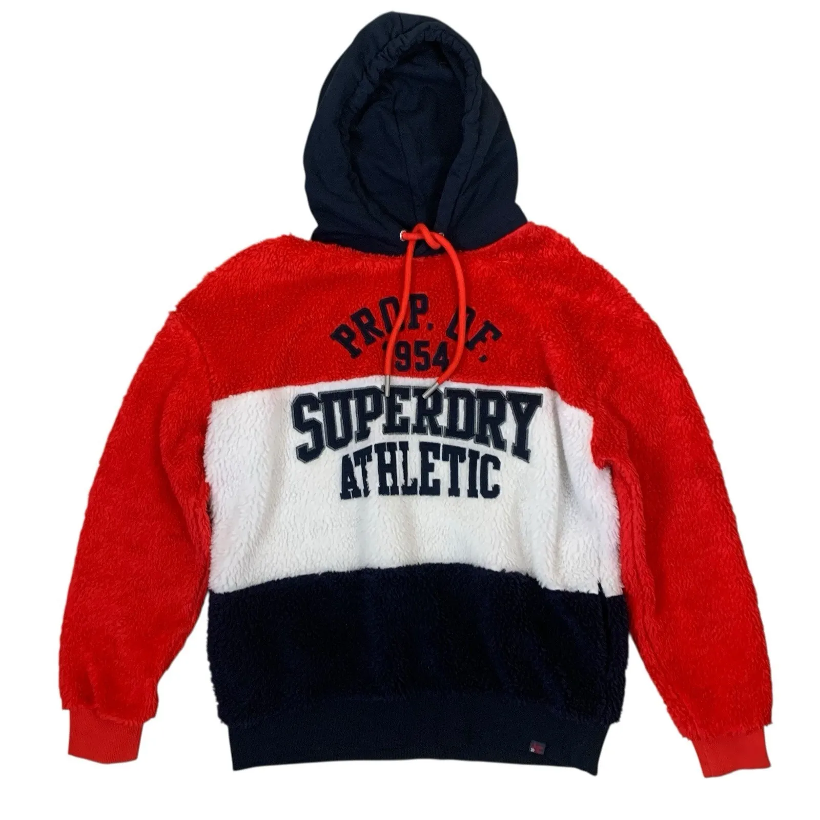 Superdry Blake Borg Hoodie Pullover Small Medium Streetwear Fleece - Image 2
