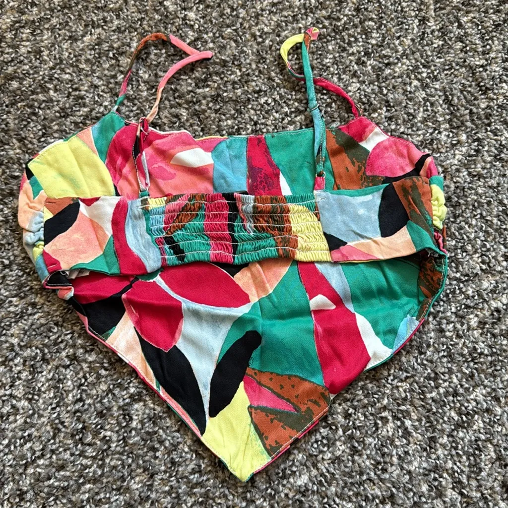 Forever 21 Multicolor Smocked Top - Image 4