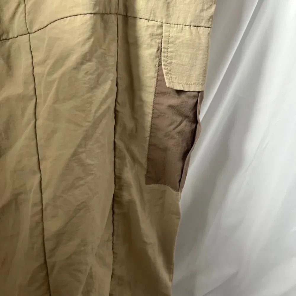 Women's Vero‎ Moda Beige High Rise Cargo Maxi Skirt Size M - Image 3