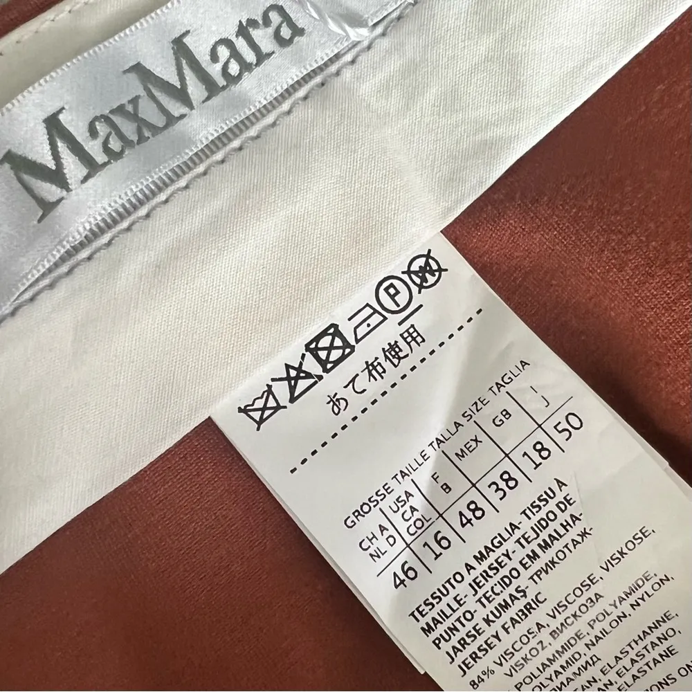 MaxMara Pegno Straight Leg Pants (Made in Italy) , Size 16 Retail $595 - Image 12