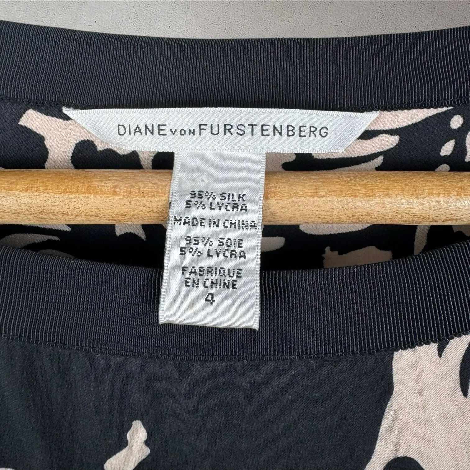 Diane von Furstenberg DVF Tiponi Floral Silk Boat Neck Shift Dress Sz 4 - Image 2