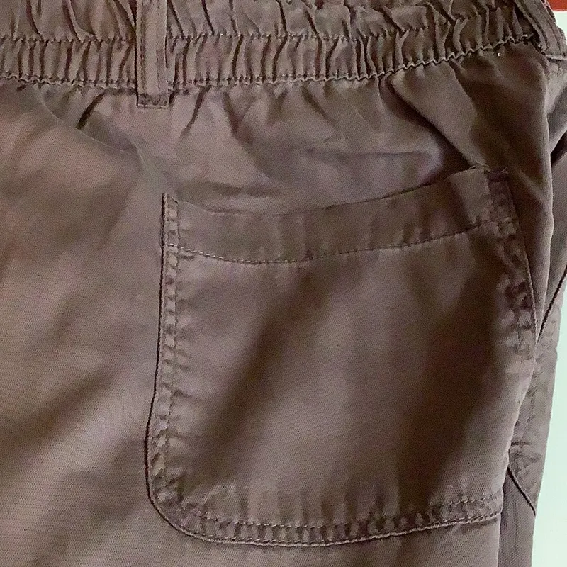 Maurices Size XL Brown Button-Accent Crop Pants. New No Tag. - Image 7