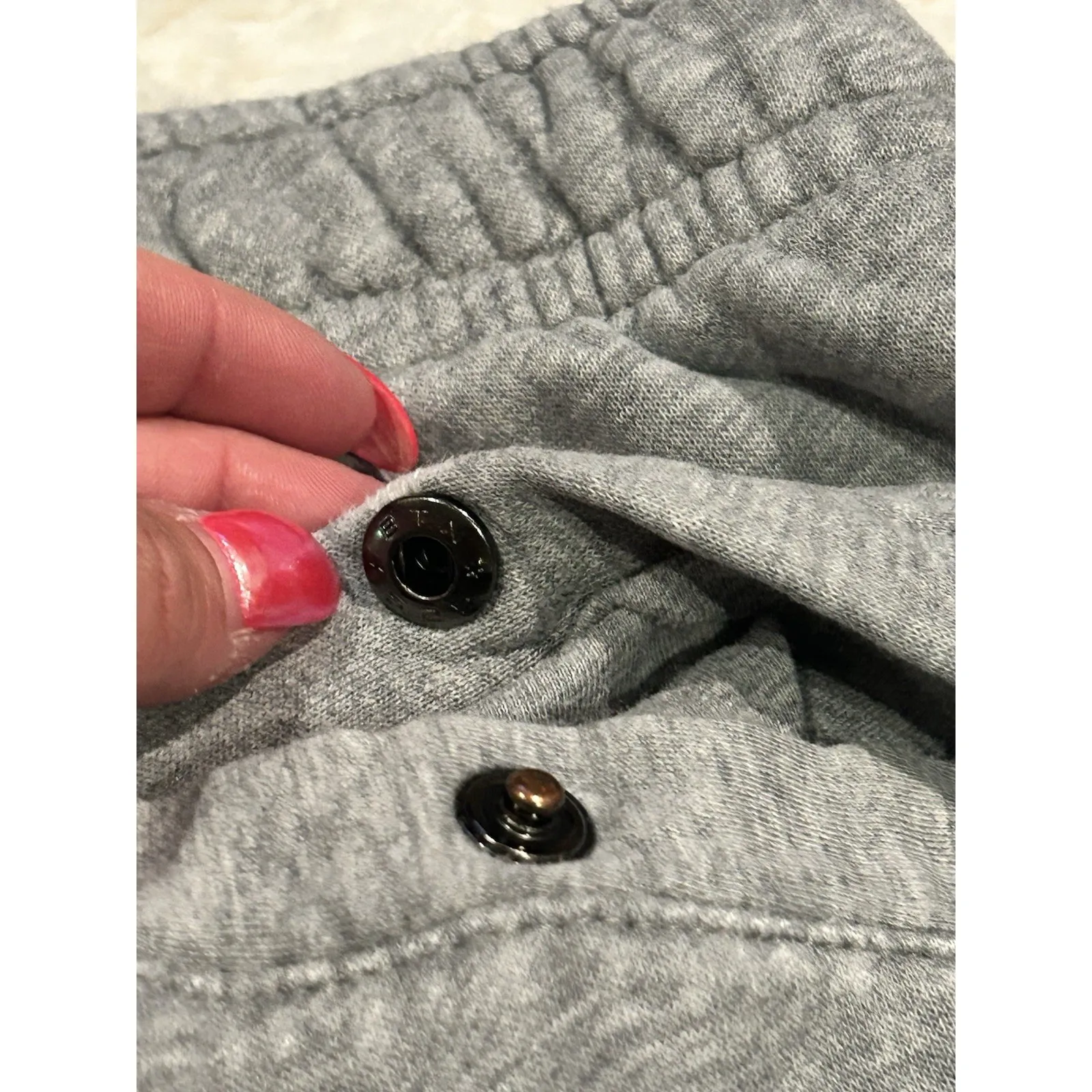 WOMENS NIKE LOOSE FIT DRAWSTRING SWEATPANTS SIZE M GRAY‎ - Image 5