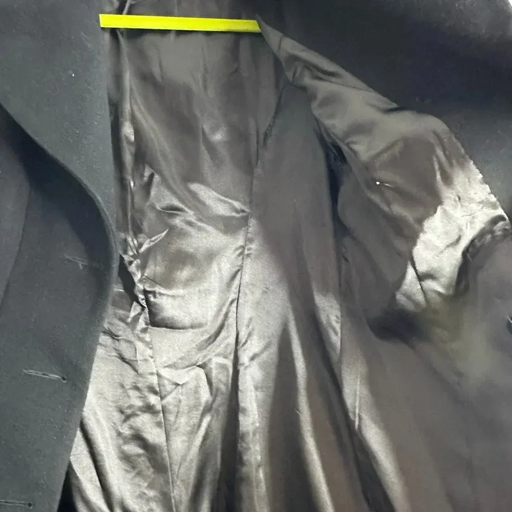 George Simonton Studio Designer Black Wool Peacoat. Sz: 10 Petite. Size 10P - Image 13