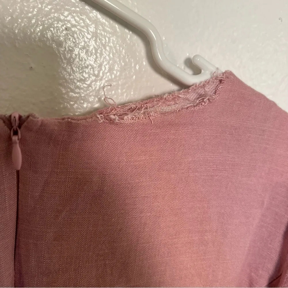 Evelett by J Style Midi Dress Light Pink Size L - Image 11