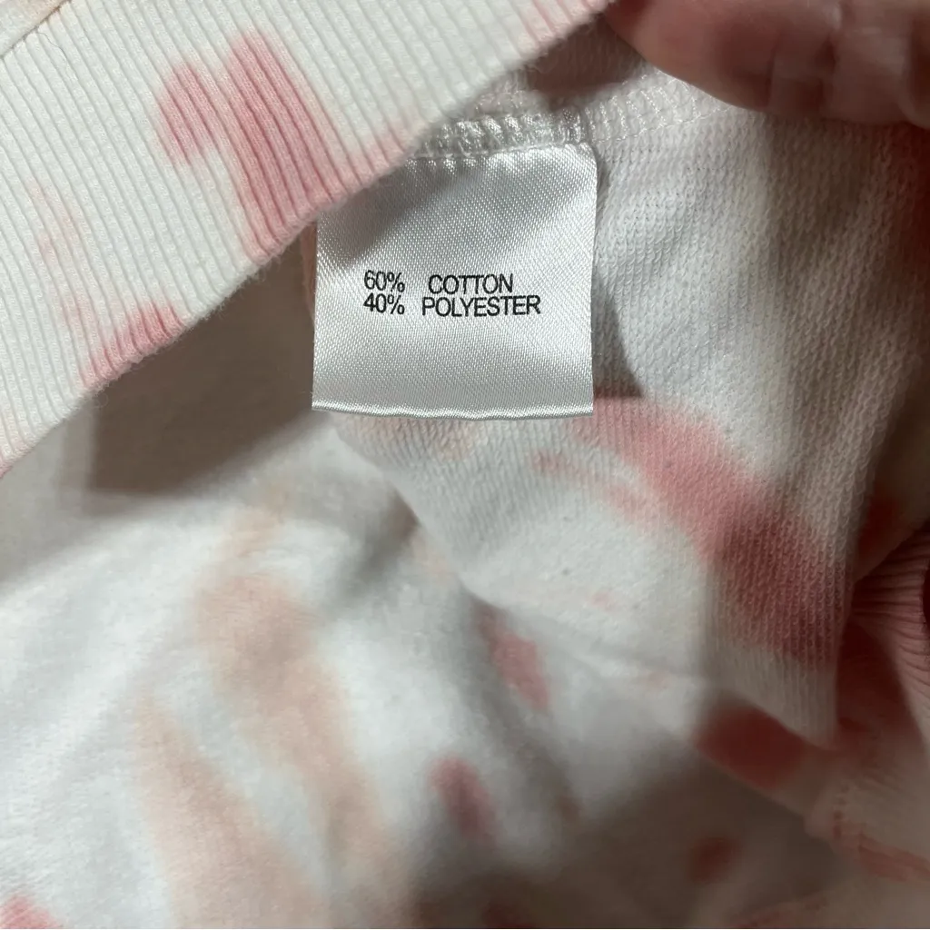 Jane & Delancey Pink, Peach, White Tie-Dye Long Sleeve Shirt; XL Women’s - Image 7