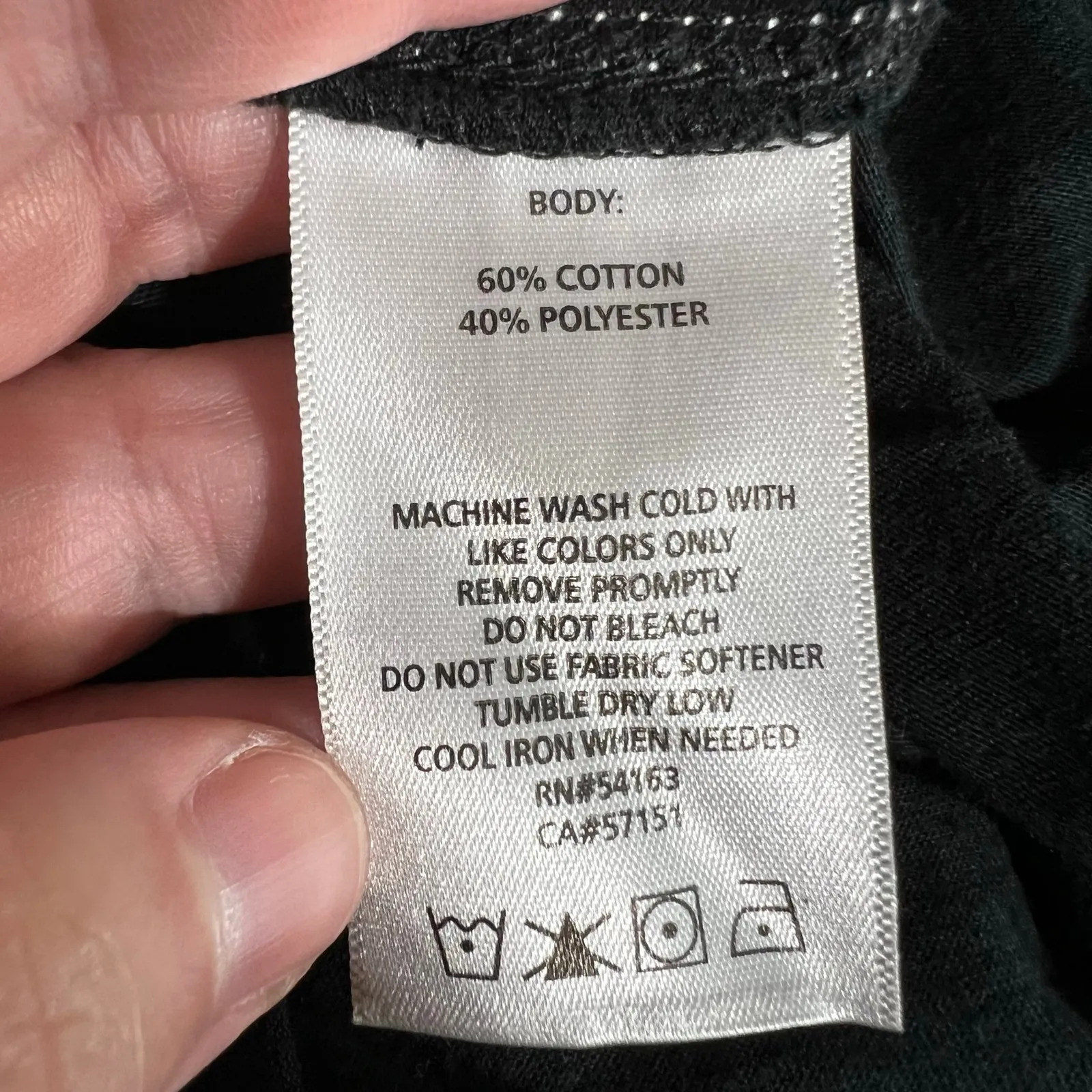 Calvin Klein Performance Womens Athletic T Shirt Top Long Sleeve Hooded Black XL - Image 9