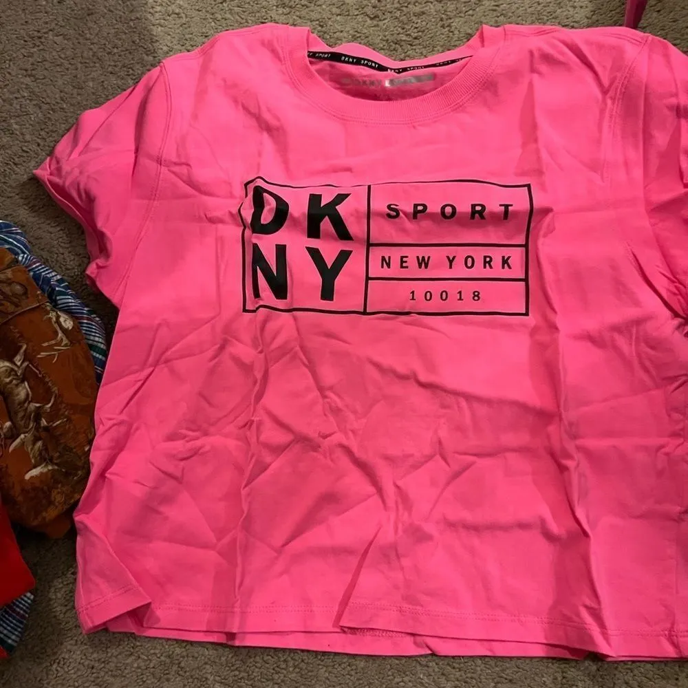 NWT Dkny sport pink top small - Image 3