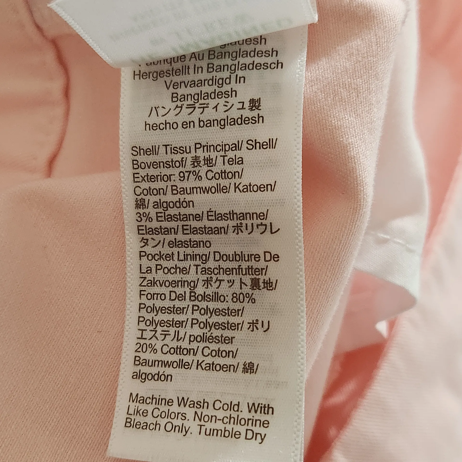 J. Crew Light Pink High-Rise Chino Pants NWT Sz 22 J. Crew Pink Girlfriend Chino - Image 7