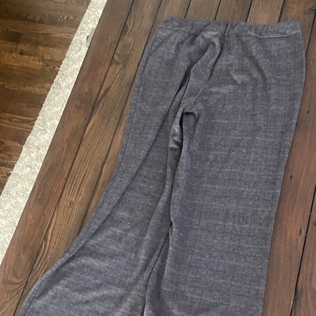 New York & Company Charcoal Wide Leg Pants Gray - Image 6