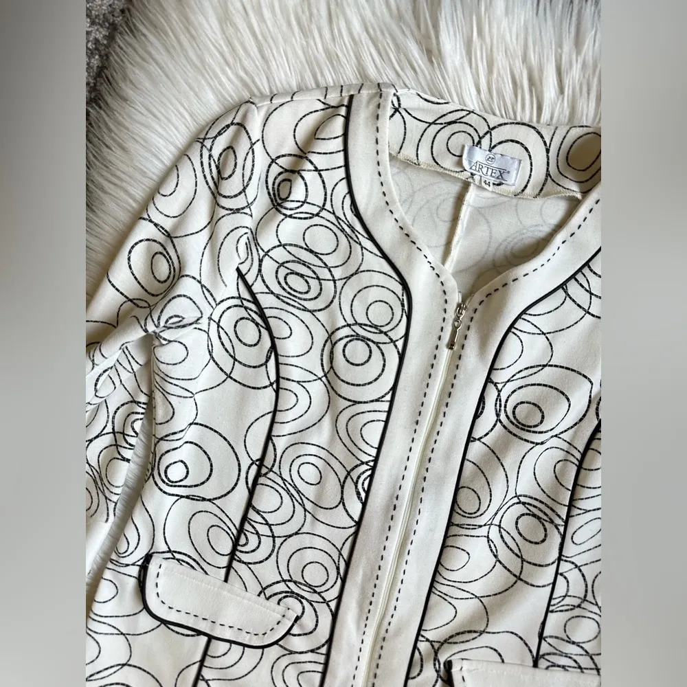 Vintage zippered blazer Size L - Image 3